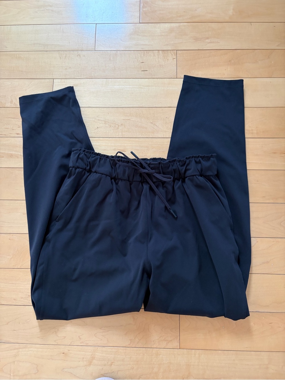 lululemon athletica Black Elastic Waist Jogger Pants